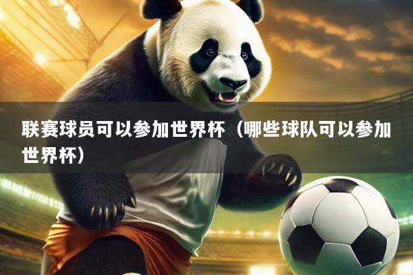 联赛球员可以参加世界杯(哪些球队可以参加世界杯)