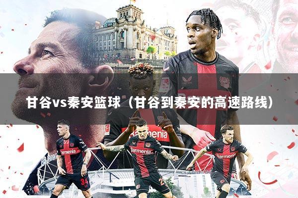 甘谷vs秦安篮球(甘谷到秦安的高速路线)