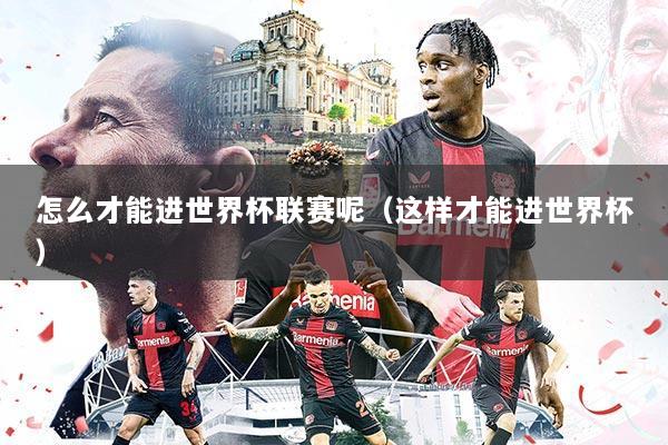 怎么才能进世界杯联赛呢(这样才能进世界杯)